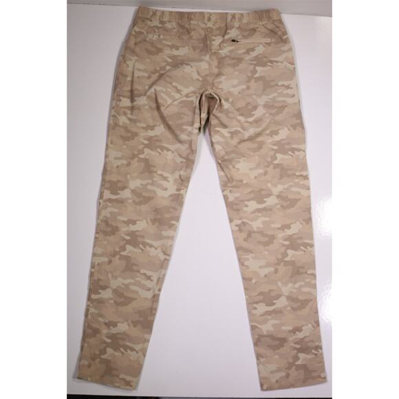 BYLT Weekend Pants Tan Camo Flat Front Chino Pants Men's XXL - Picture 3 of 7